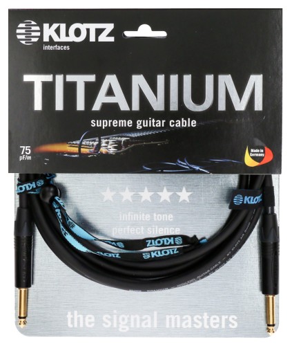 Klotz Titanium TI-0600PP – kabel instrumentalny 6 m