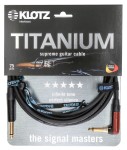 Klotz Titanium Silent TIR0600PSP – kabel instrumentalny 6 m kątowy