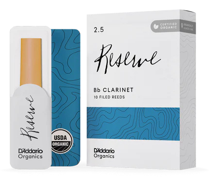 Stroik do klarnetu Bb D’Addario Organic Reserve – 2,5