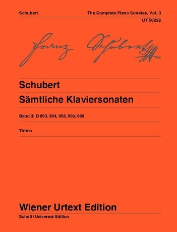 Sonaty fortepianowe z. 3 Franz Schubert