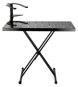 Gravity KSX 2 RD SET 2 – mobilny stół dla muzyków i DJ ze statywem na laptop i torbą transportową