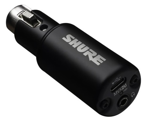 Shure MVX2U Gen 2 – interfejs audio USB