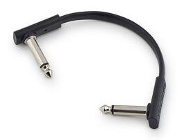 Warwick RockBoard Flat Patch Cable 10 BLK – kabel do łączenia efektów 10 cm