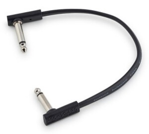 Warwick RockBoard Flat Patch Cable 20 BLK – kabel do łączenia efektów 20 cm