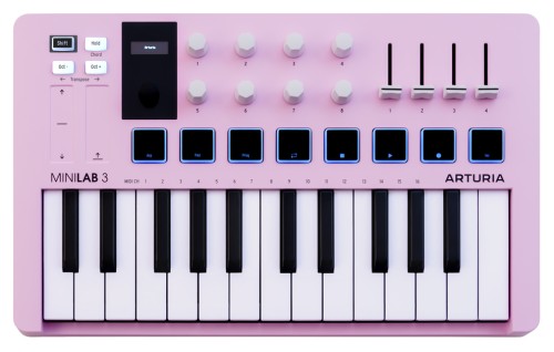 Arturia MiniLab 3 Rose Quartz – klawiatura sterująca