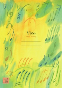 Zeszyt nutowy Vivo A4 stojący