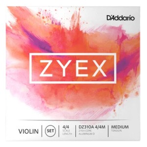 Struny do skrzypiec D'Addario Zyex DZ310A 4/4M