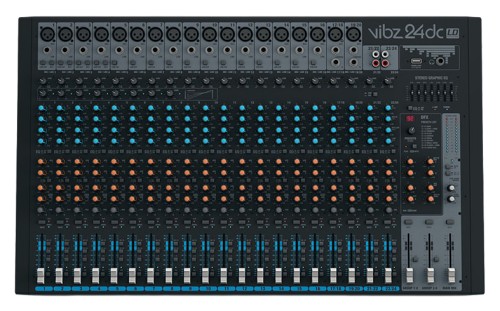 LD Systems VIBZ 24 DC – mikser z interfejsem audio i procesorem efektów