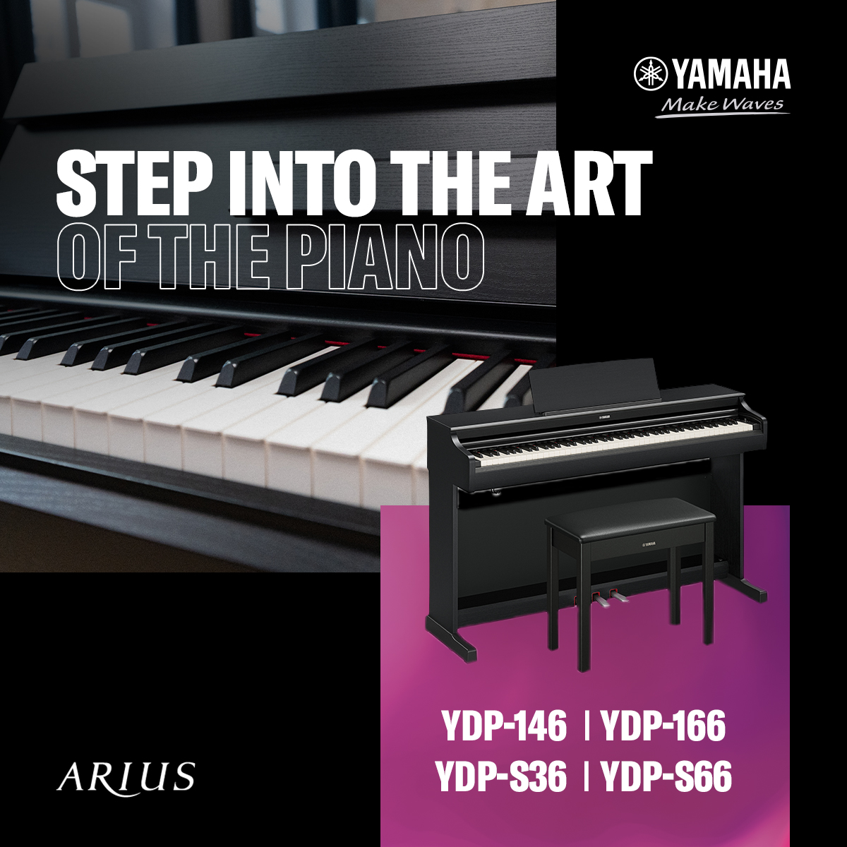 Nowe pianino od YAMAHA! Seria ARIUS JUŻ DOSTĘPNA!