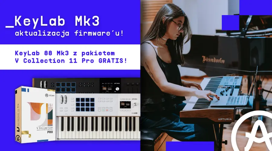 Arturia KeyLab mk3 – aktualizacja firmware’u!