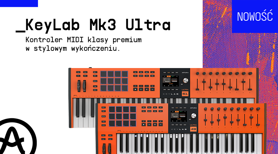 Arturia Keylab Mk3 - Ultra Edition. Kolor, który inspiruje. Funkcje, które napędzają kreatywność.